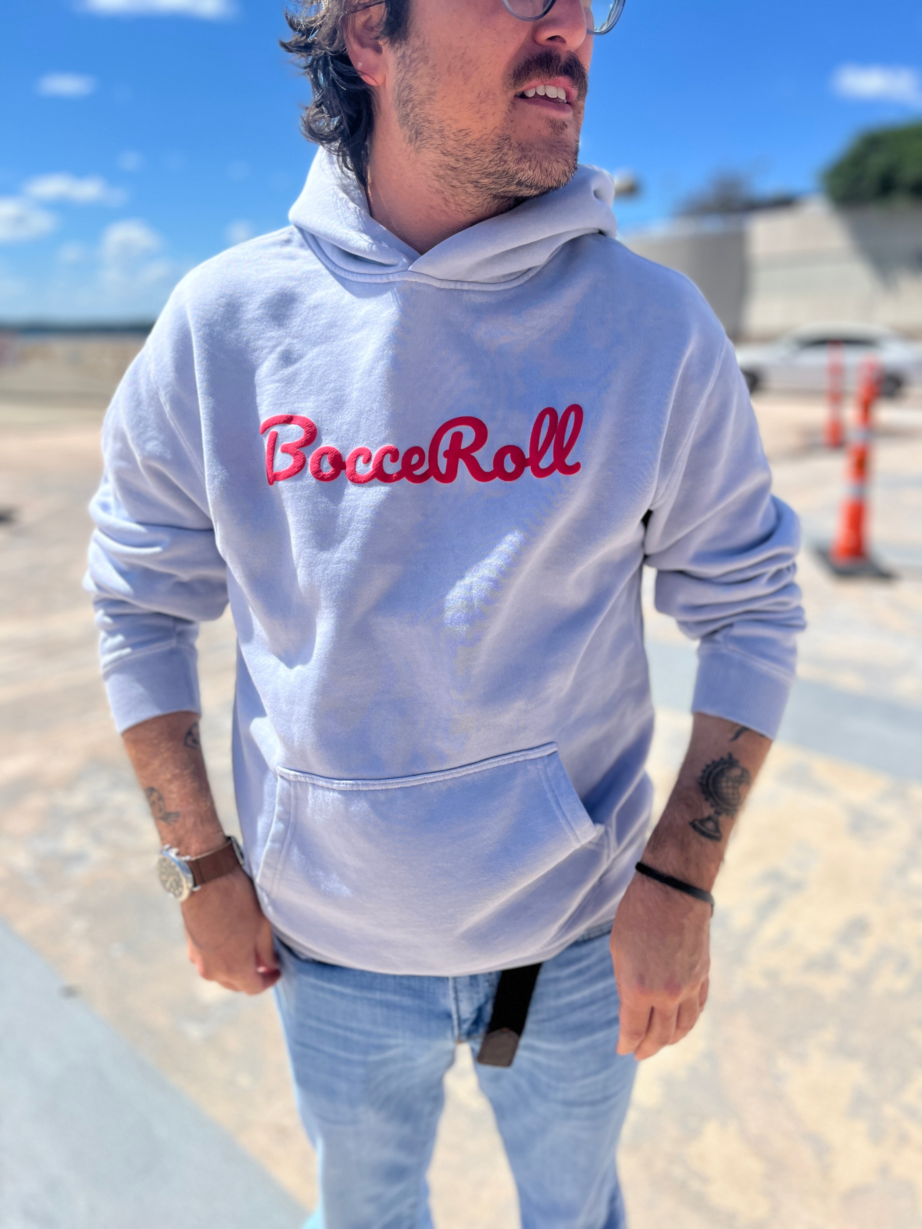 BocceRoll Puff Print Hoodie
